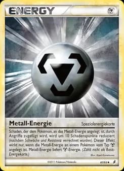 Metall-Energie card in German