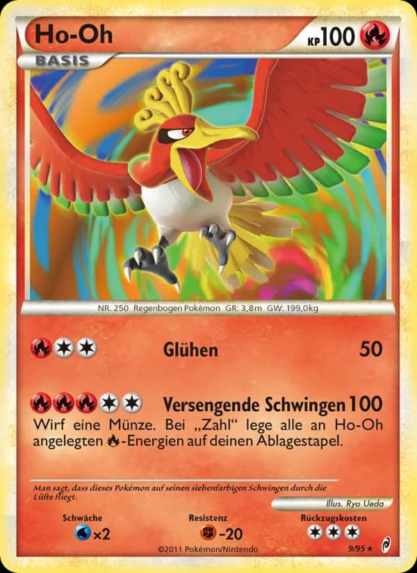 Ho-Oh card in German