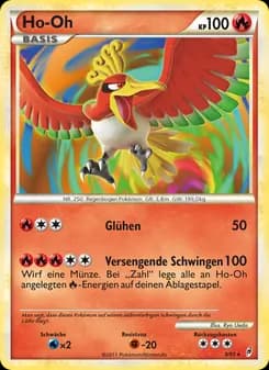 Ho-Oh card in German