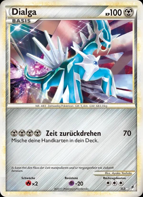 Dialga card in German