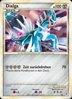 Dialga card in German