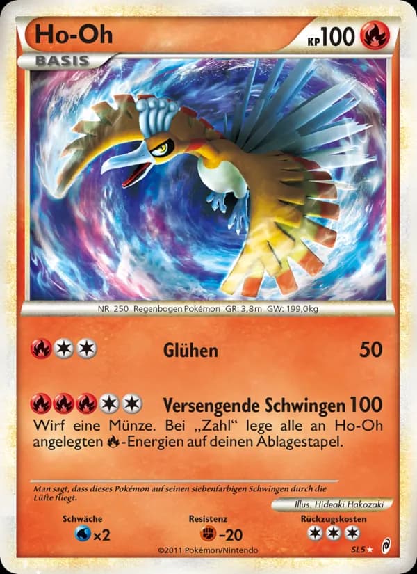 Ho-Oh card in German