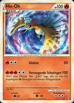 Ho-Oh card in German