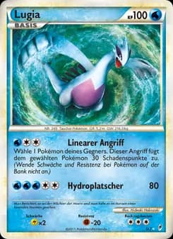Lugia card in German