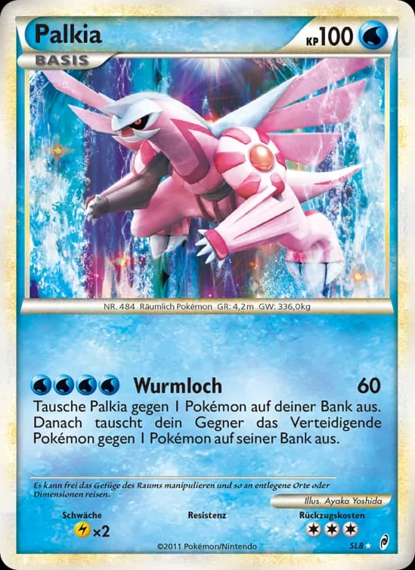 Palkia card in German