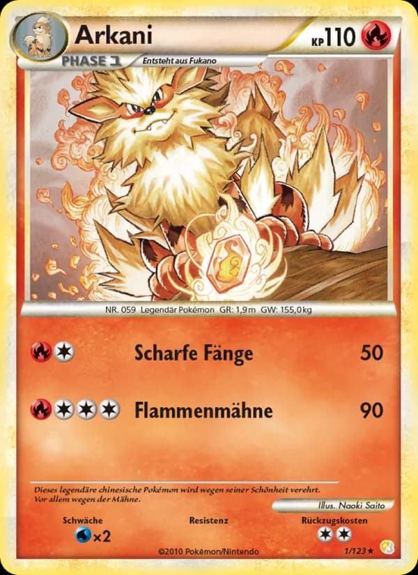 Arkani card in German