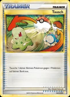 Tausch card in German