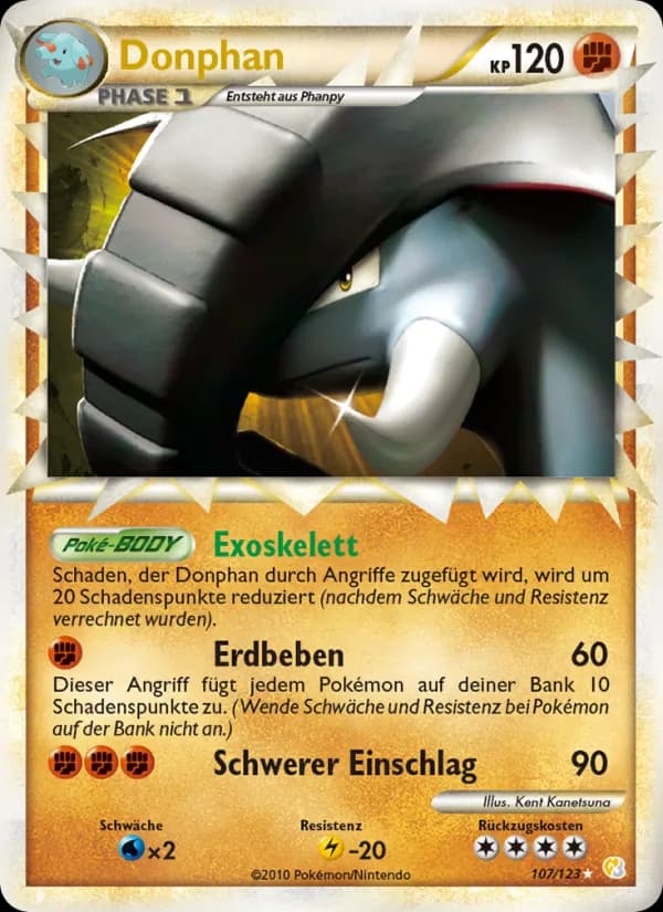 Donphan card in German