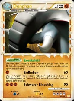Donphan card in German