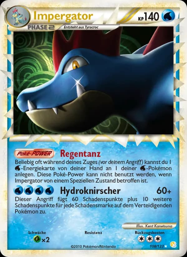 Impergator card in German