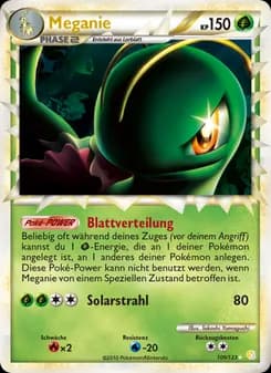 Meganie card in German