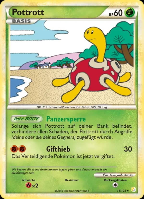 Pottrott card in German