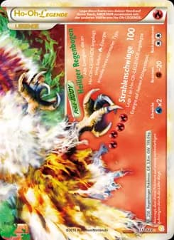 Ho-Oh LEGENDE card in German