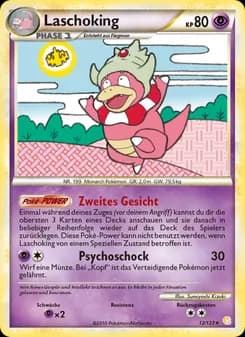 Laschoking card in German