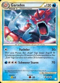 Garados card in German