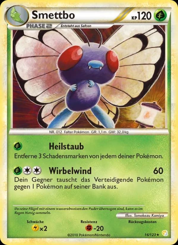 Smettbo card in German