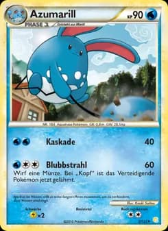 Azumarill card in German