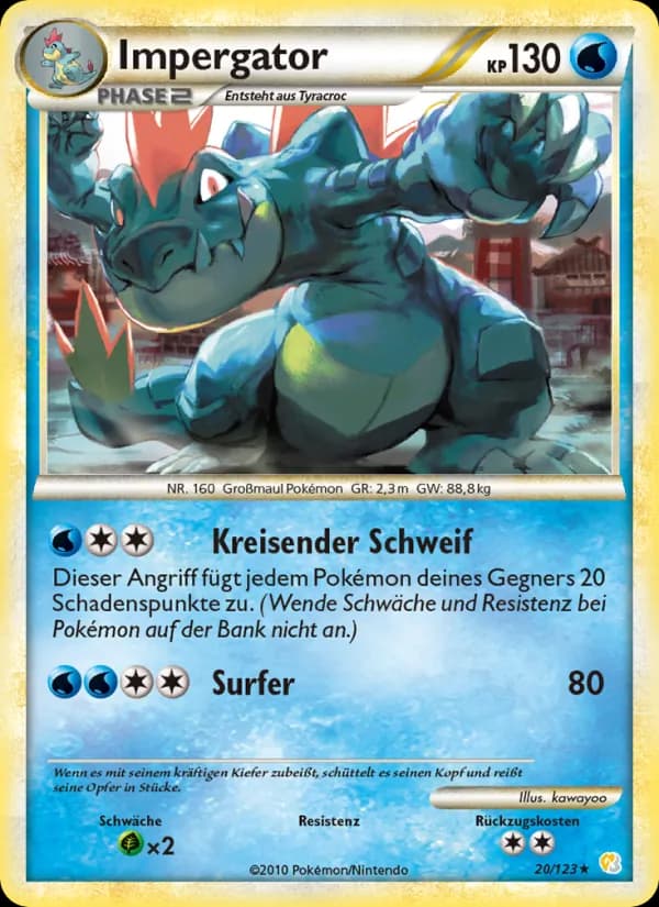Impergator card in German