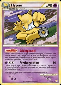 Hypno card in German