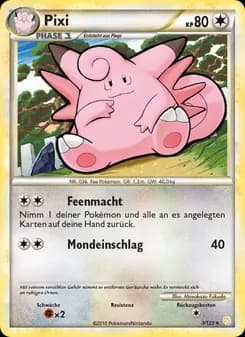 Pixi card in German