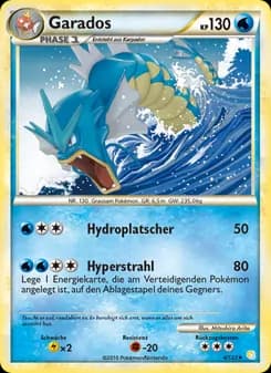 Garados card in German