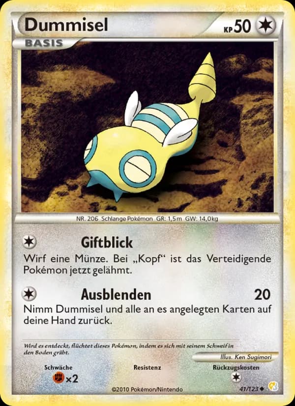 Dummisel card in German