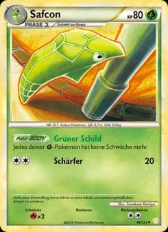 Safcon card in German