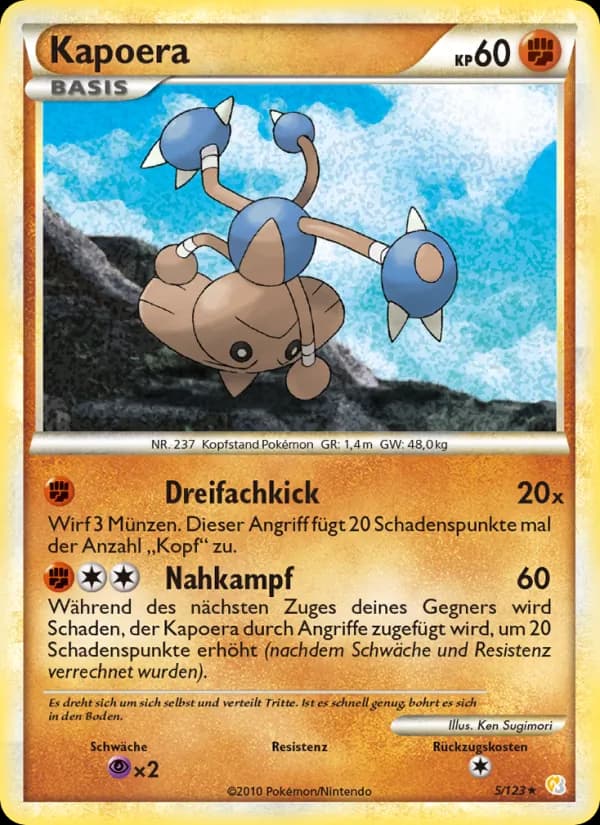 Kapoera card in German