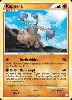 Kapoera card in German