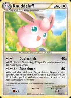 Knuddeluff card in German