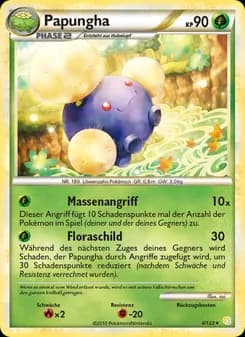 Papungha card in German