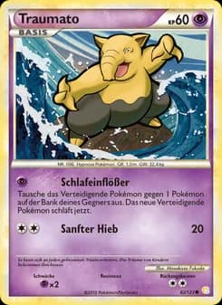 Traumato card in German