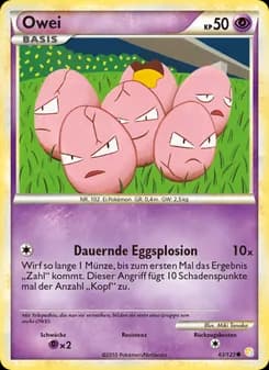 Owei card in German