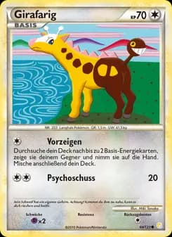 Girafarig card in German
