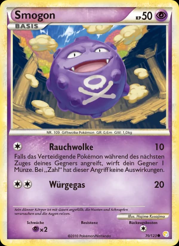 Smogon card in German
