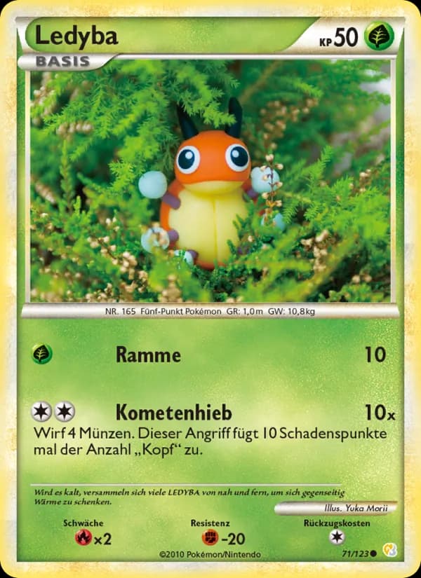 Ledyba card in German