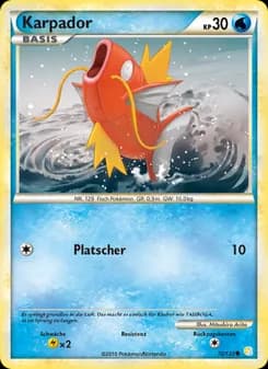 Karpador card in German