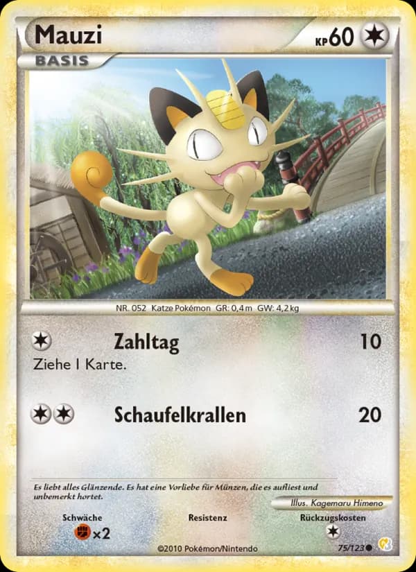 Mauzi card in German