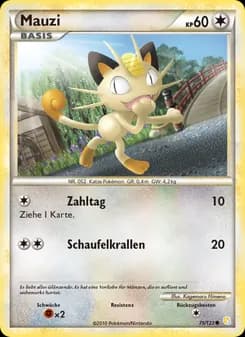 Mauzi card in German