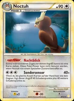 Noctuh card in German