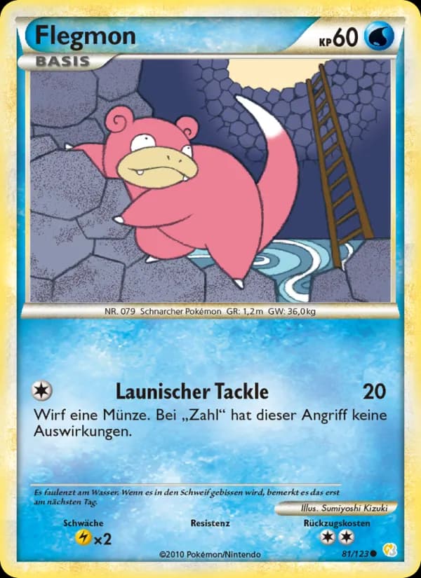 Flegmon card in German