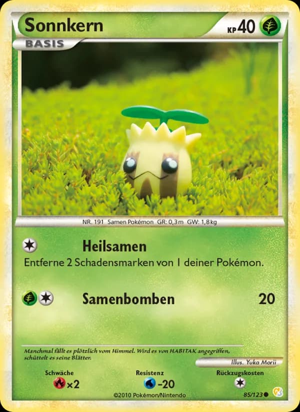 Sonnkern card in German