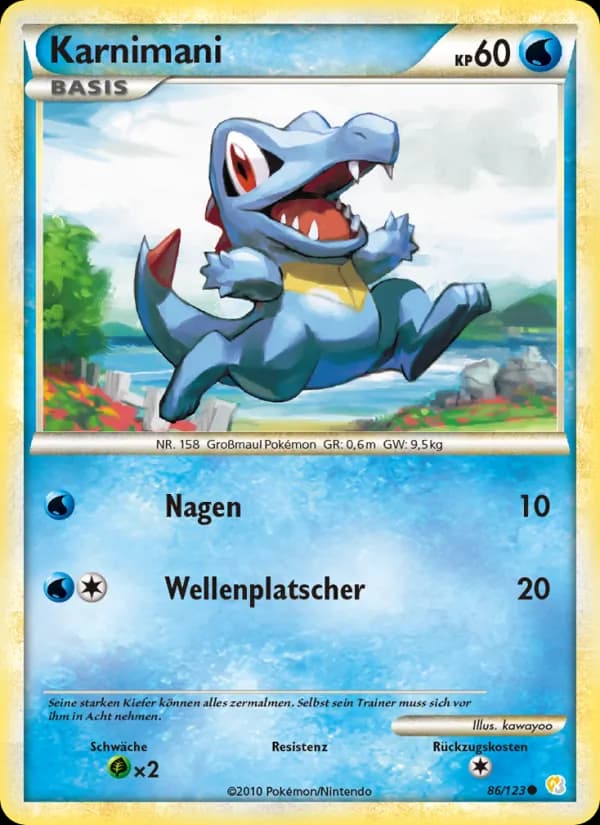 Karnimani card in German