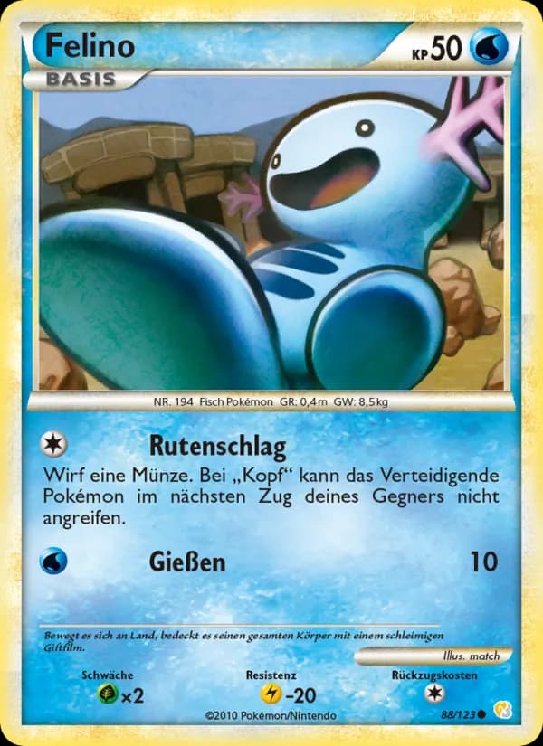 Felino card in German