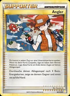 Angler card in German