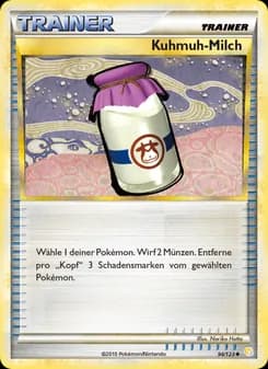 Kuhmuh-Milch card in German
