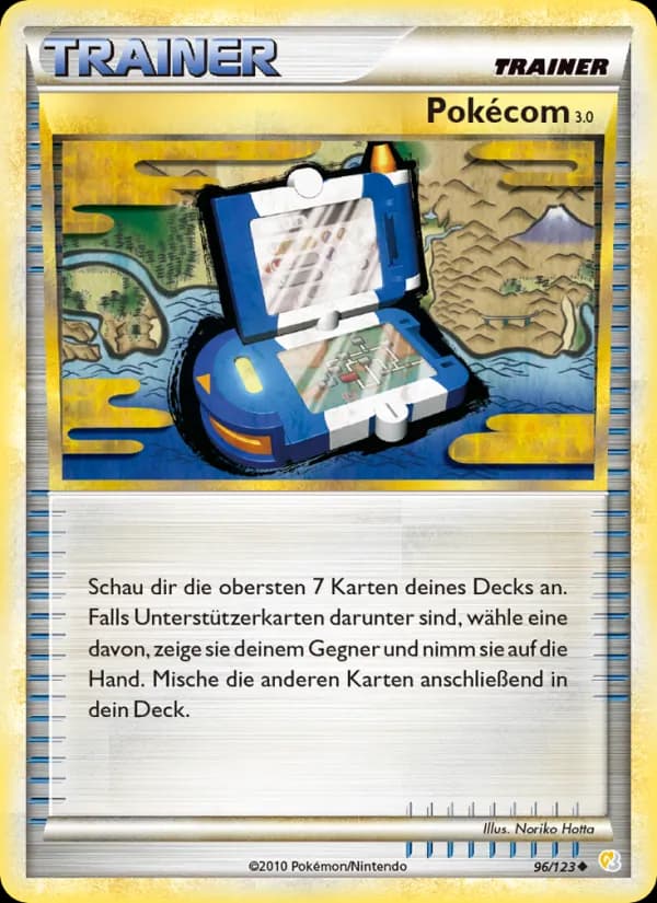 Pokécom 3.0 card in German