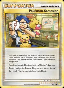 Pokémon-Sammler card in German