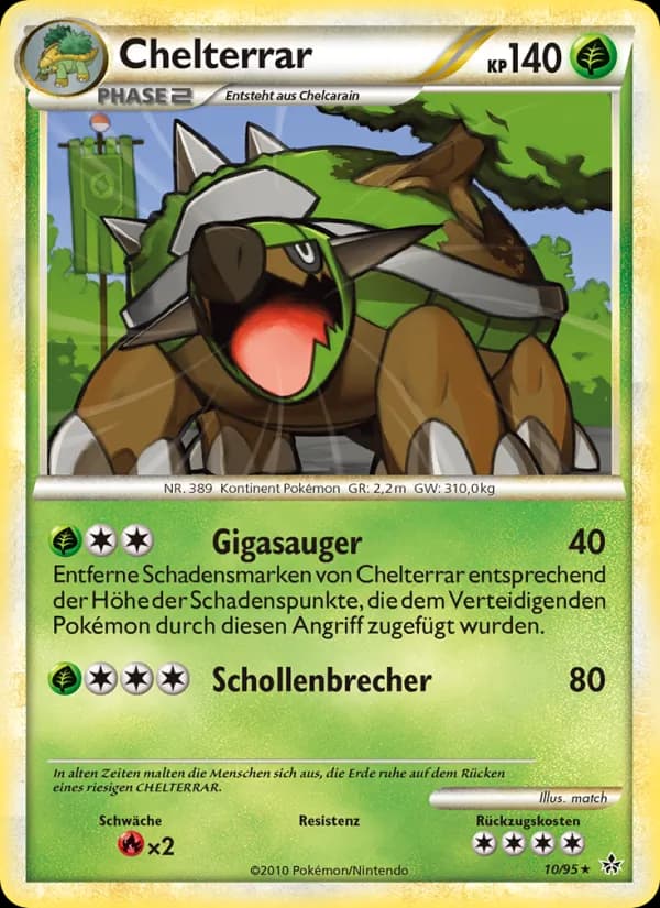 Chelterrar card in German