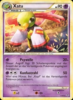 Xatu card in German
